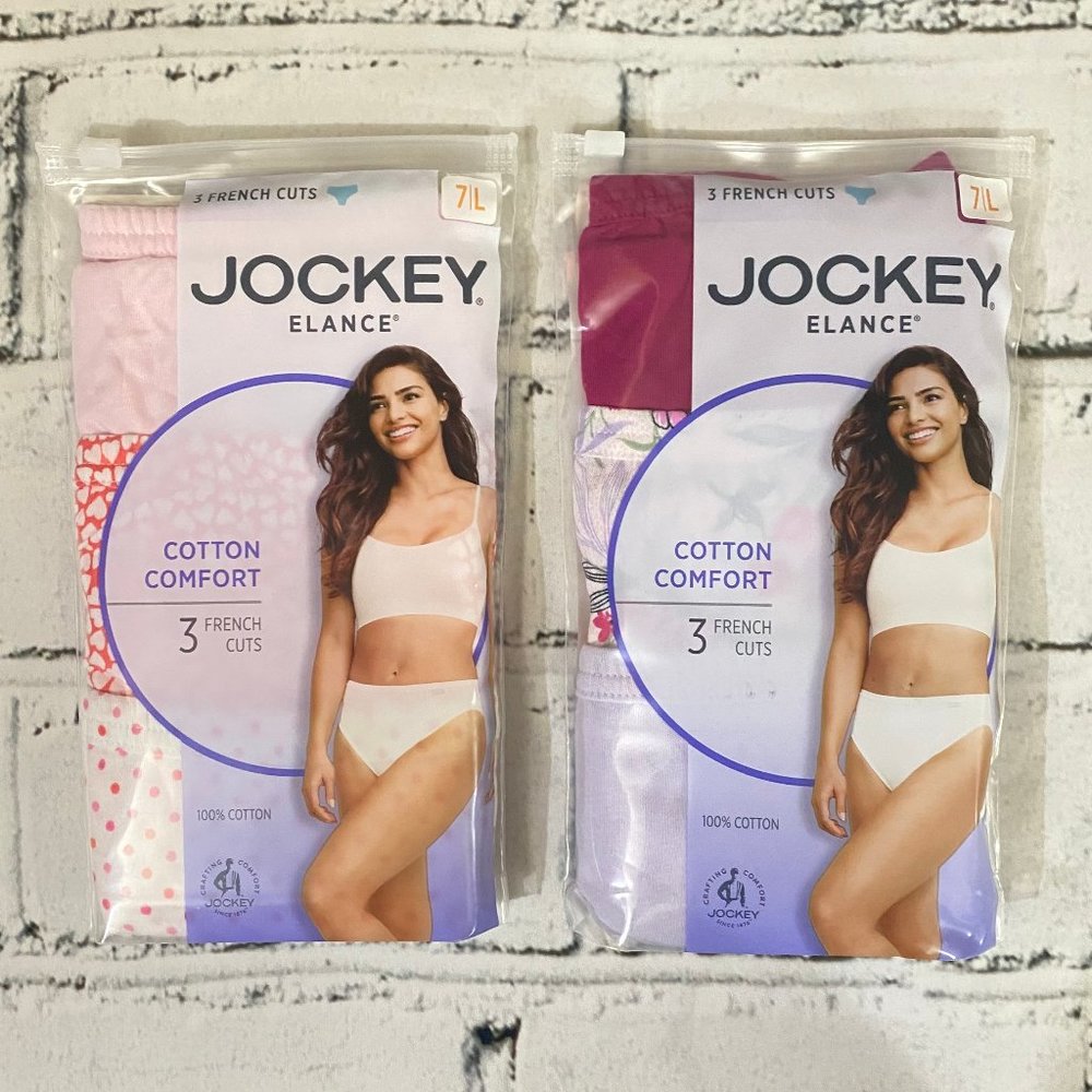 6 pairs/ Jockey Elance 3-pk. French Cut Panty  L.   2 Sets
